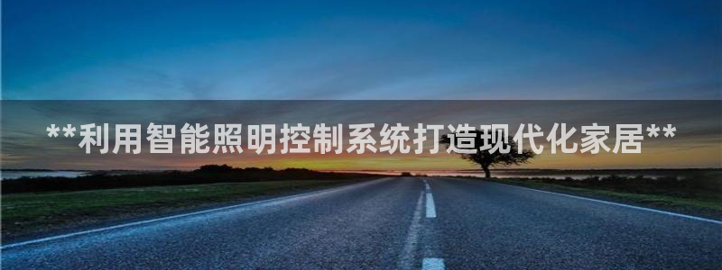 **利用智能照明控制系统打造现代化家居**