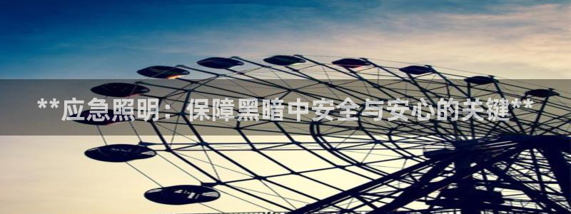 **应急照明：保障黑暗中安全与安心的关键**