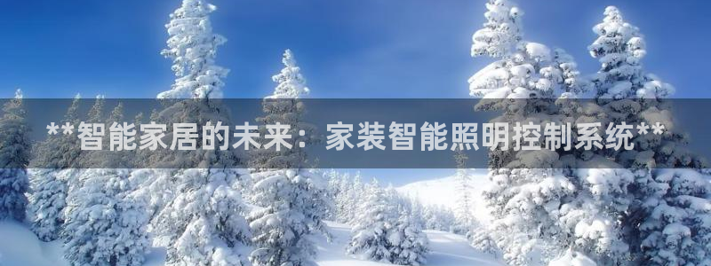 **智能家居的未来：家装智能照明控制系统**