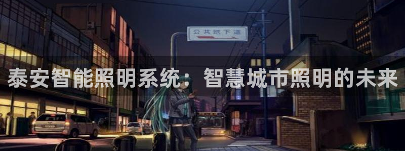 泰安智能照明系统：智慧城市照明的未来