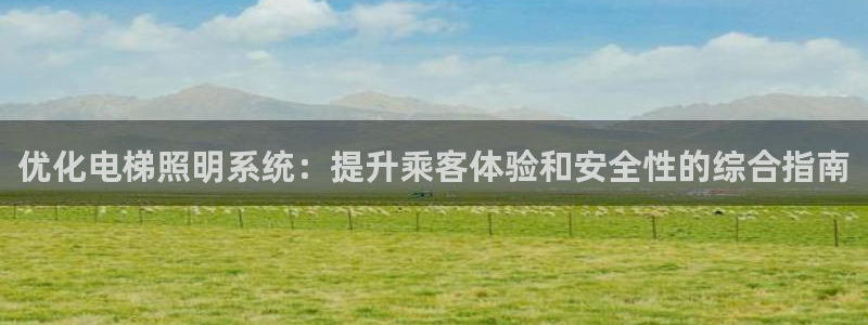 优化电梯照明系统：提升乘客体验和安全性的