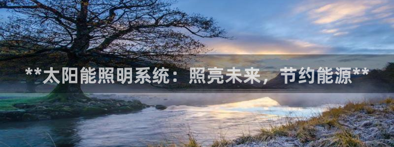 **太阳能照明系统：照亮未来，节约能源*