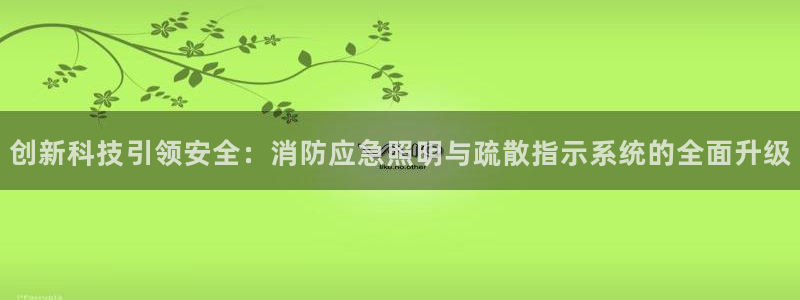 创新科技引领安全：消防应急照明与疏散指示系统的全面升级