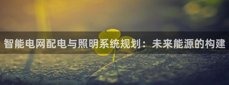 智能电网配电与照明系统规划:未来能源的构建