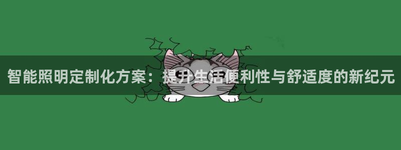 智能照明定制化方案：提升生活便利性与舒适度的新纪元