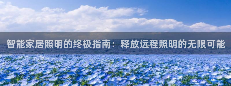 智能家居照明的终极指南：释放远程照明的无限可能