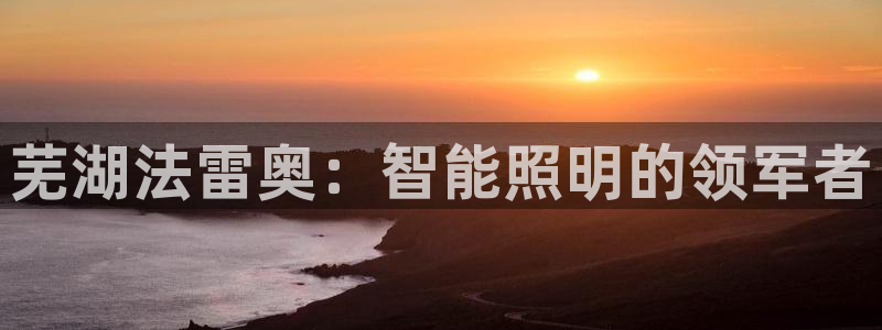 芜湖法雷奥：智能照明的领军者