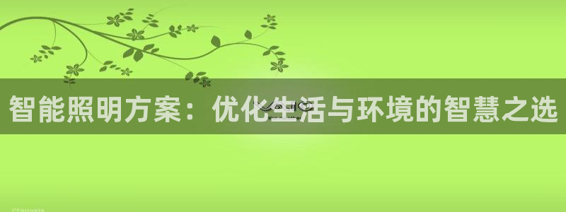 智能照明方案：优化生活与环境的智慧之选